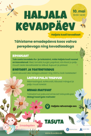 10.05 Haljala kevadpäev. Kevadlaat ja perepäev