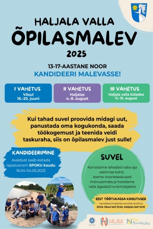 Avatud on kandideerimine 2025. aasta ÕPILASMALEVASSE