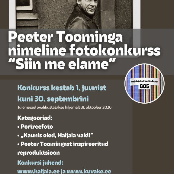 Algab Peeter Toominga nimeline fotokonkurss „Siin me elame“ 2026