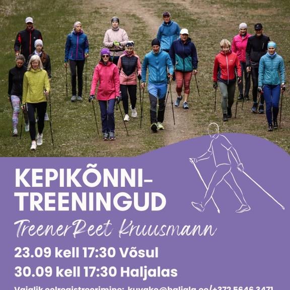 Spordinädala avatud treeningud: Kepikõnnitreeningud